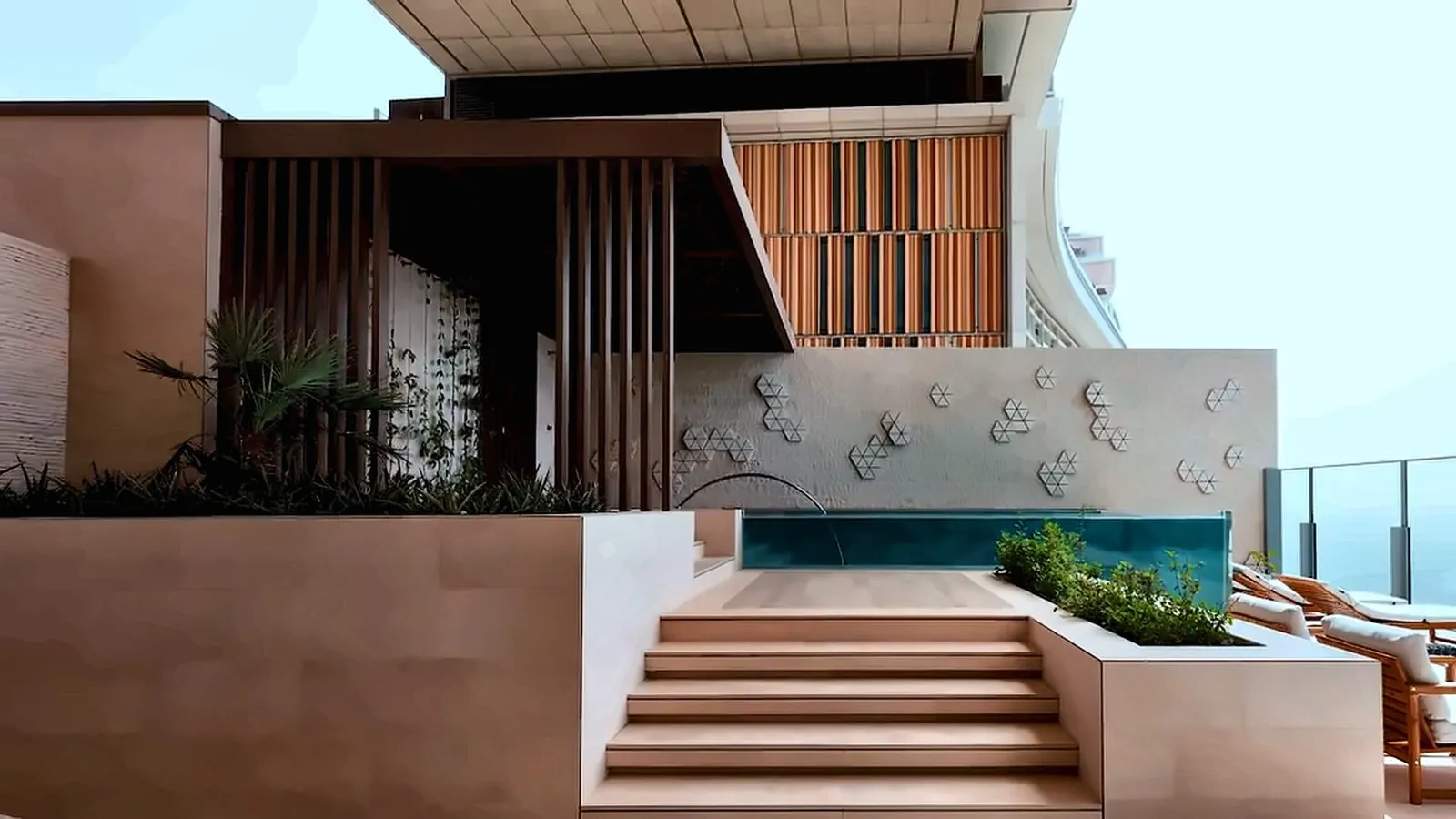 Terrace steps