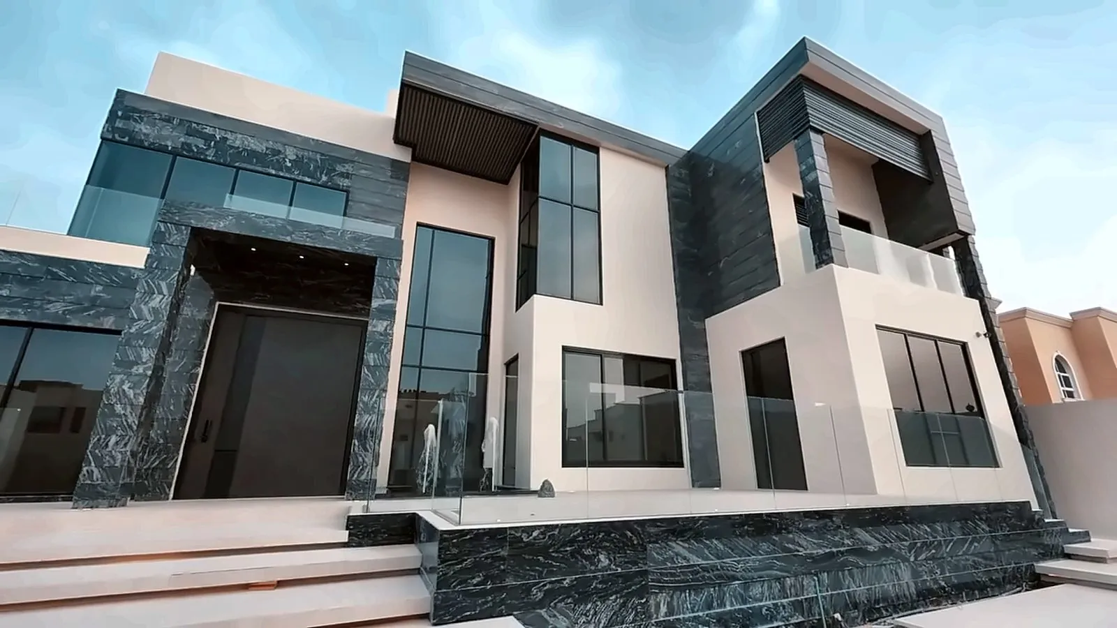 Villa day to night